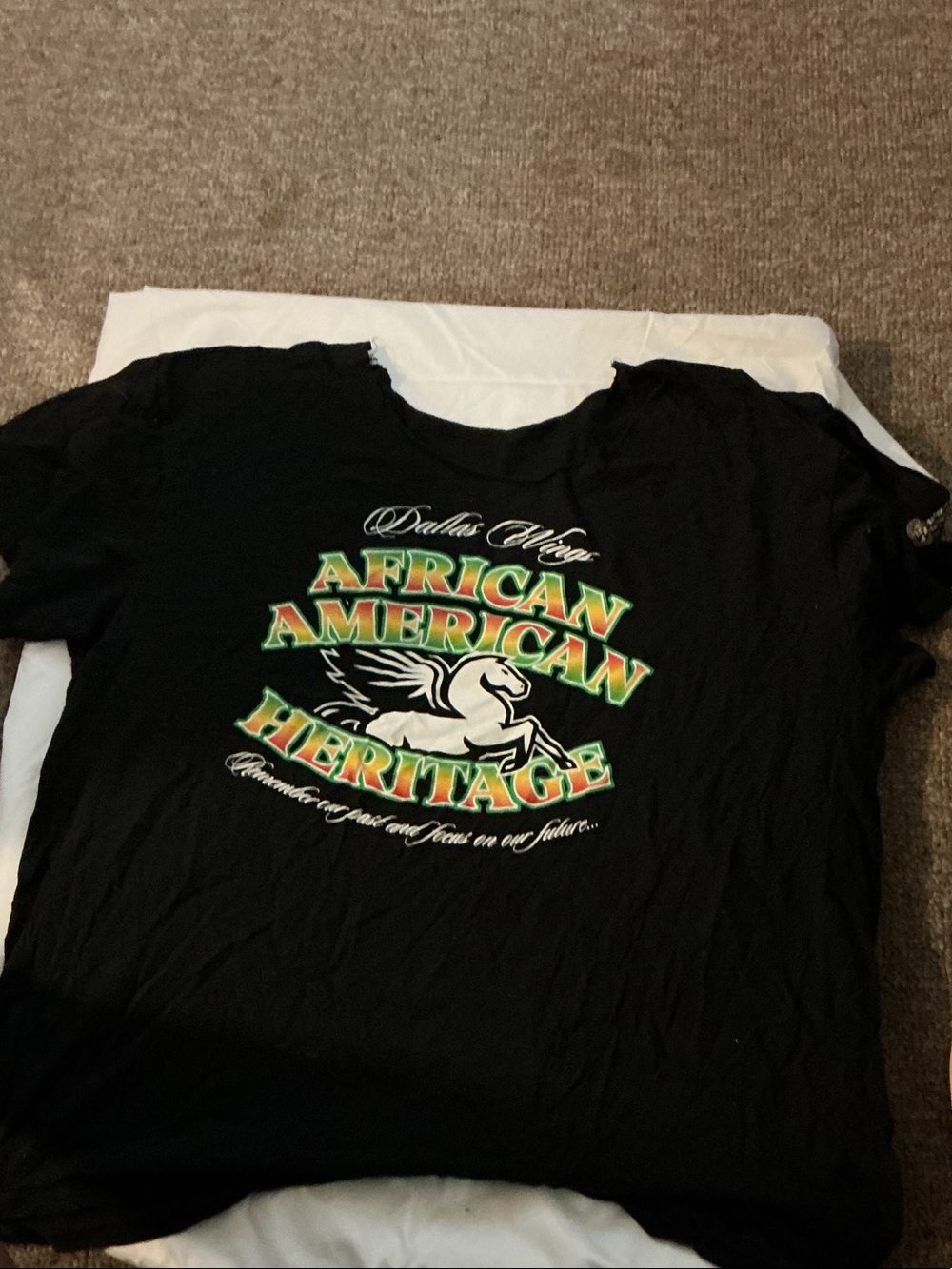 African American Heritage Graphic Tee - Black